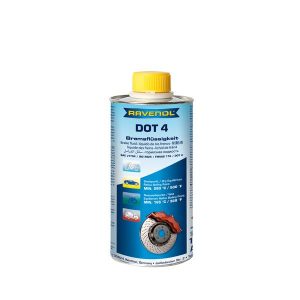 LIQUIDO DE FRENOS DOT 4 RAVENOL 0.25 Litros