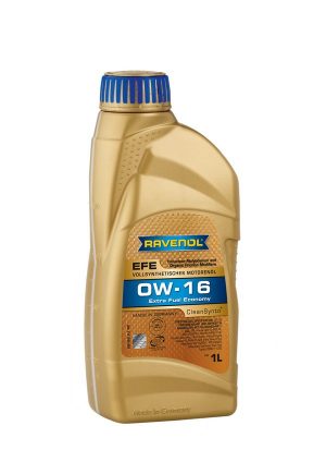 Lubricante 0W16 RAVENOL EFE Fullsintetico 1 LITRO USVO Y CleanSynto