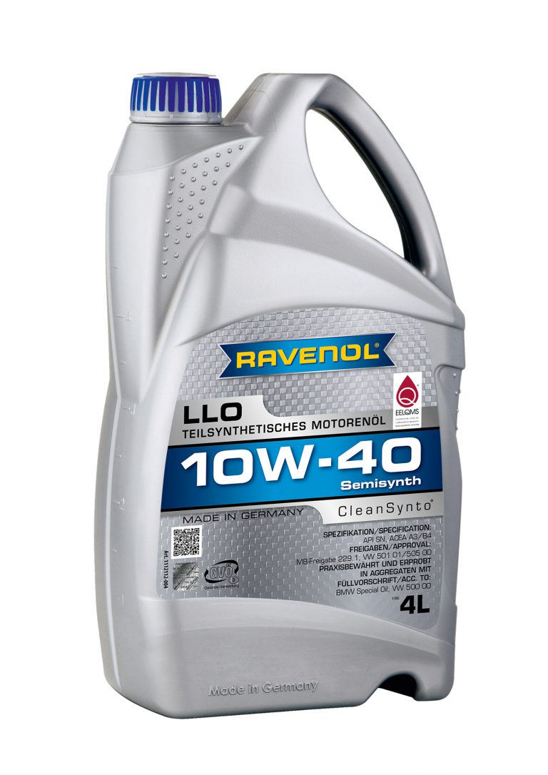 Lubricante 10W-40 RAVENOL LLO Semisintetico 4 LITROS CleanSynto