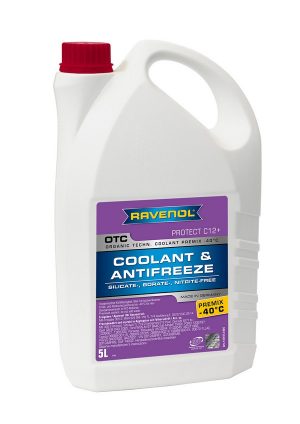 COOLANT RAVENOL OTC 5L PREMIX