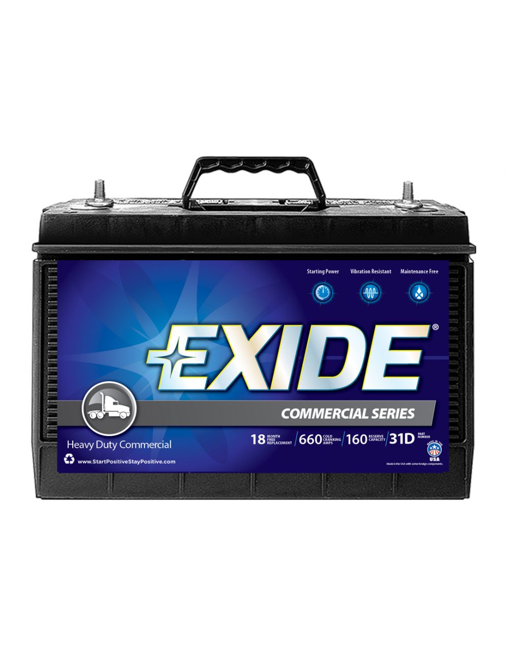 BATERIAS 31D (31D-EX) EXIDE 31D (COM-31D) EXIDE