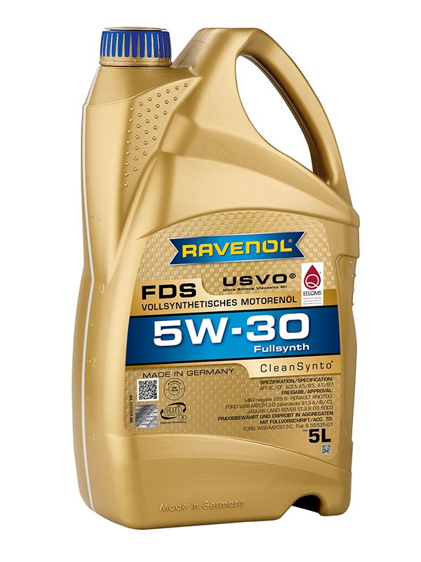 Lubricante 5W30 RAVENOL FDS Fullsintetico 5 LITROS USVO Y CleanSynto