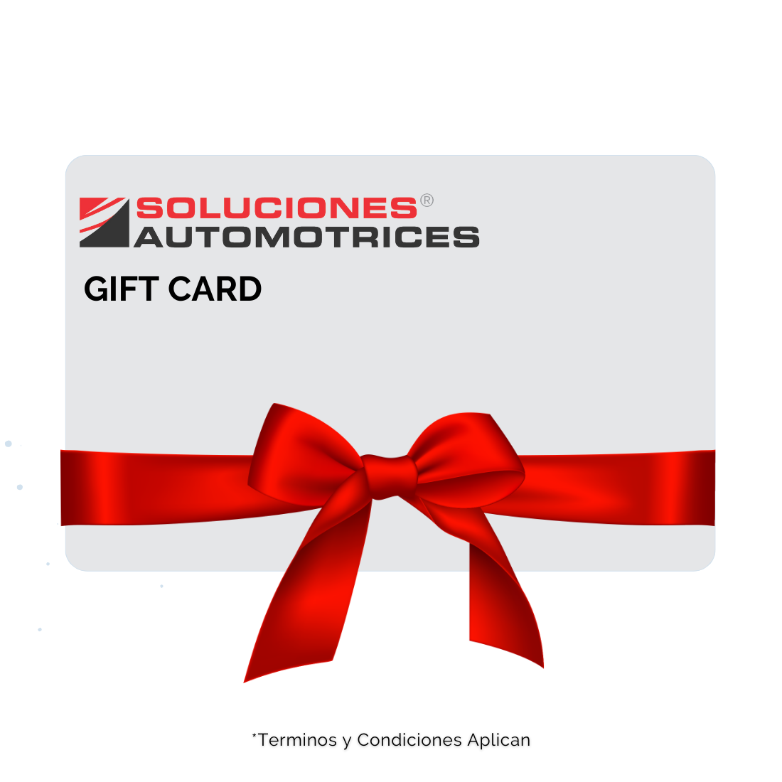 Tarjeta de Regalo: Soluciones Automotrices