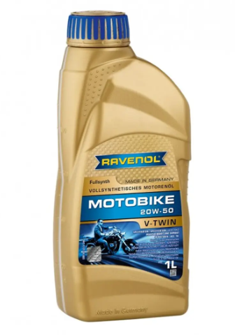 LUBRICANTE 20W50 RAVENOL MOTOBIKE V-TWIN Sintetico 1 LITRO