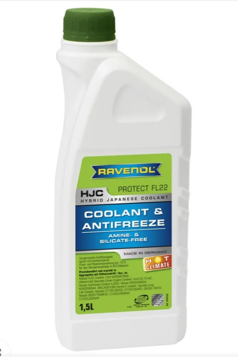 COOLANT ANTIFREEZE RAVENOL HJC 1.50L PREMIX