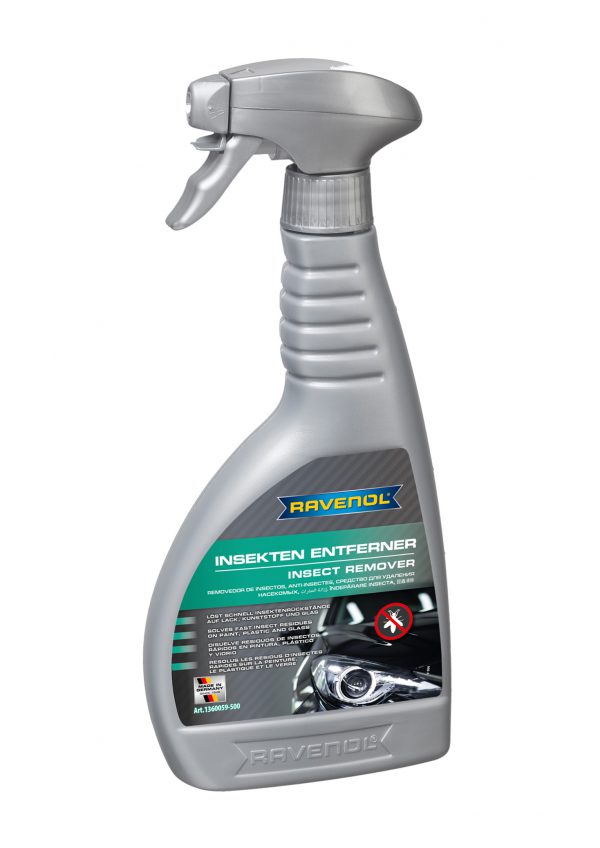 REMOVEDOR RAVENOL DE MANCHAS DE INSECTOS EN CRISTALES Y CARROCERIA SPRAY 0.5 LITROS