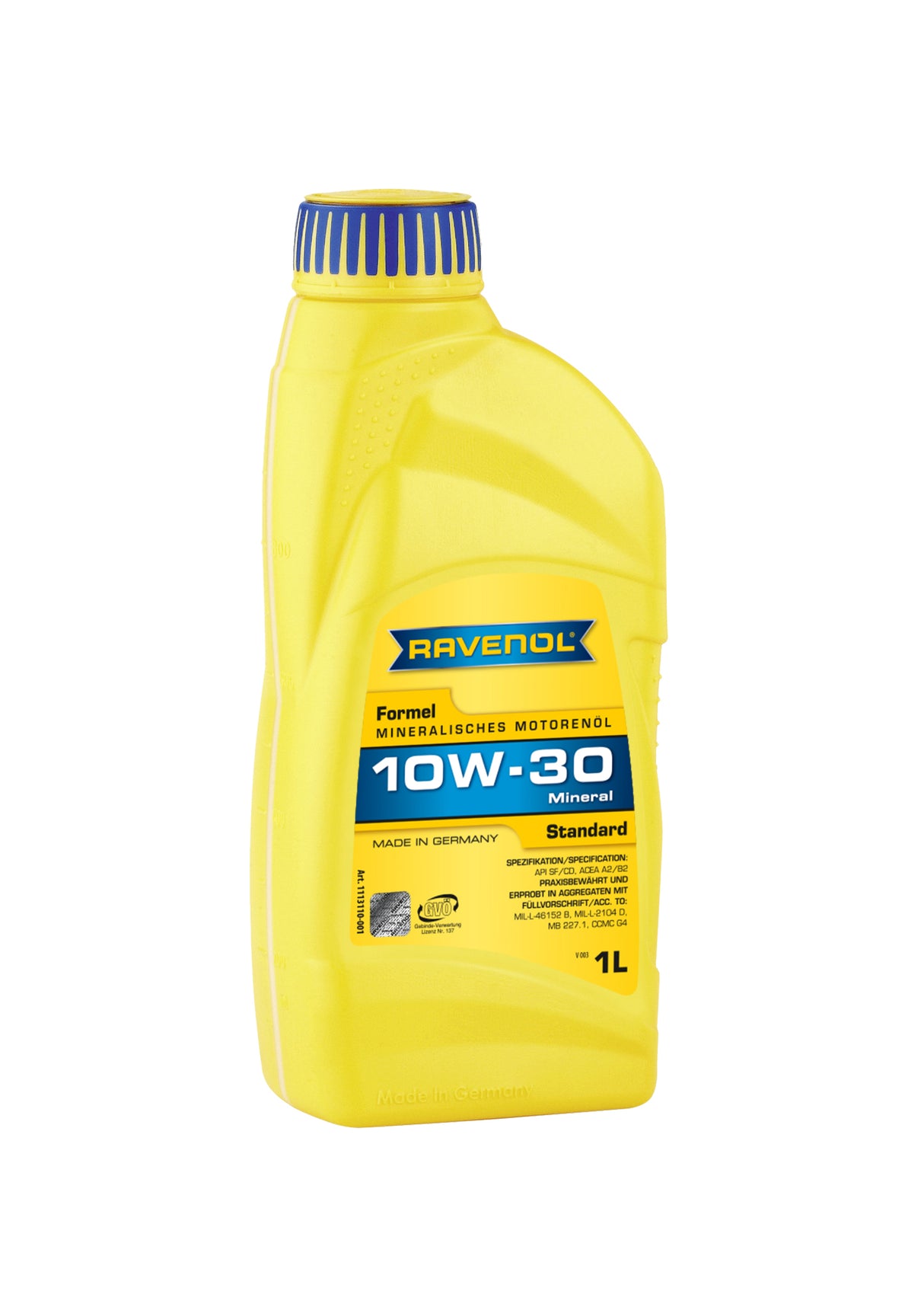 LUBRICANTE 10W30 RAVENOL FORMEL 1L MINERAL